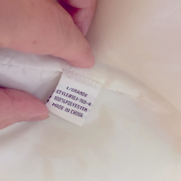 Faux Fur white Jacket/Blazer - Sz L - Picture 7 of 8